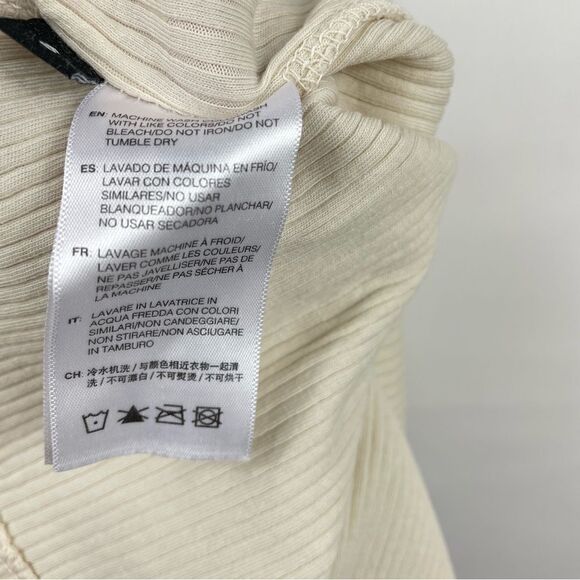 John Elliot Cotton Rib Asymmetrical Cami Dress Size Small NEW - Picture 7 of 9